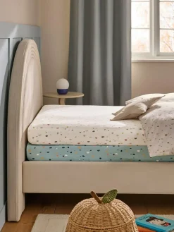 Sale Next 2 Pack Blue Terrazzo Fitted Sheets