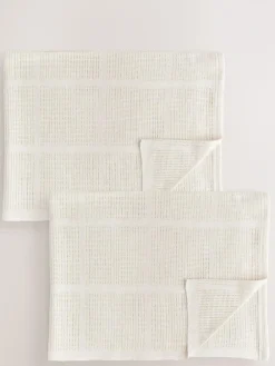 Hot Next 2 Pack 100% Cotton Baby Cellular Blanket Natural