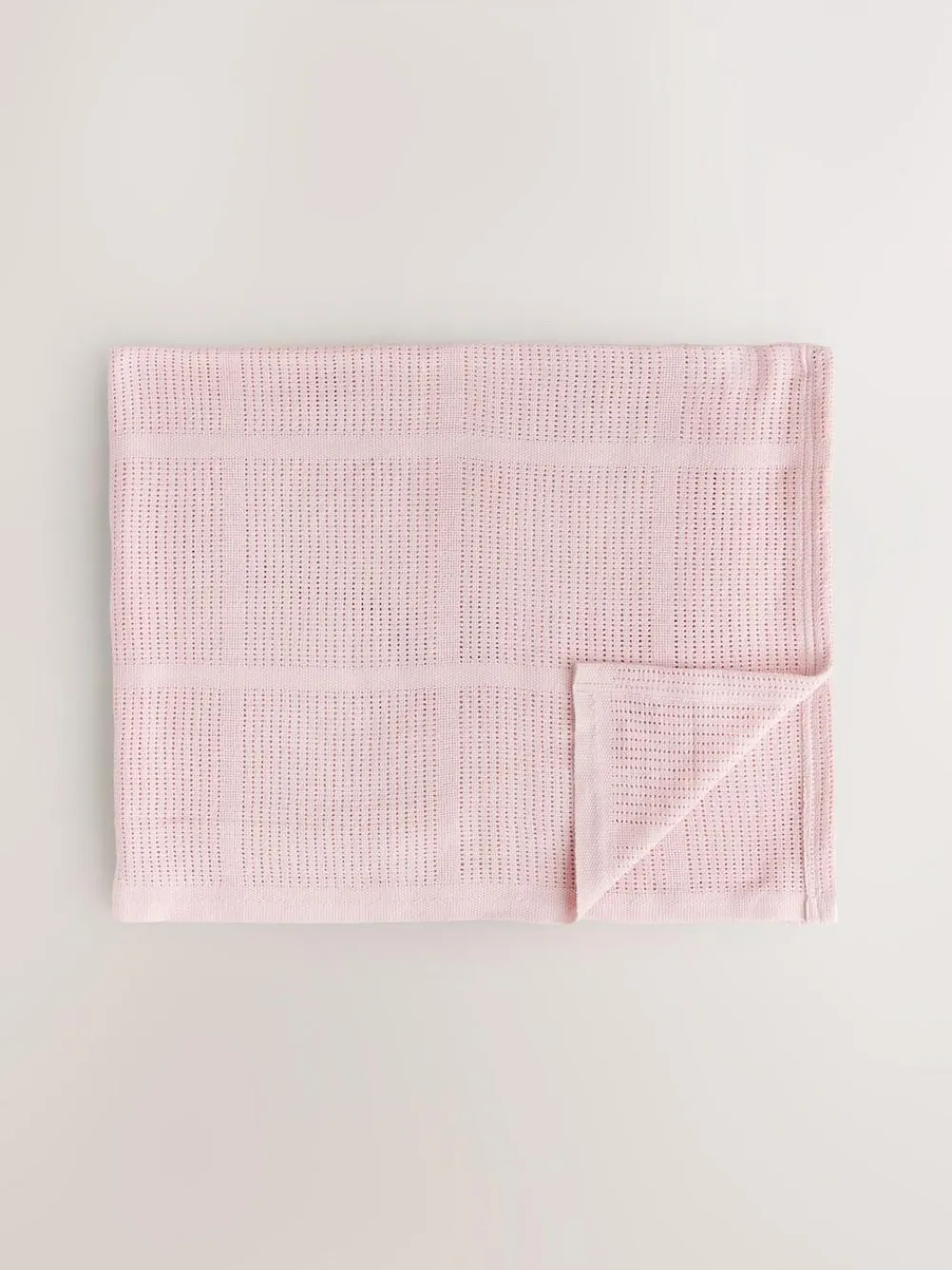 Sale Next 2 Pack 100% Cotton Baby Cellular Blanket Pink