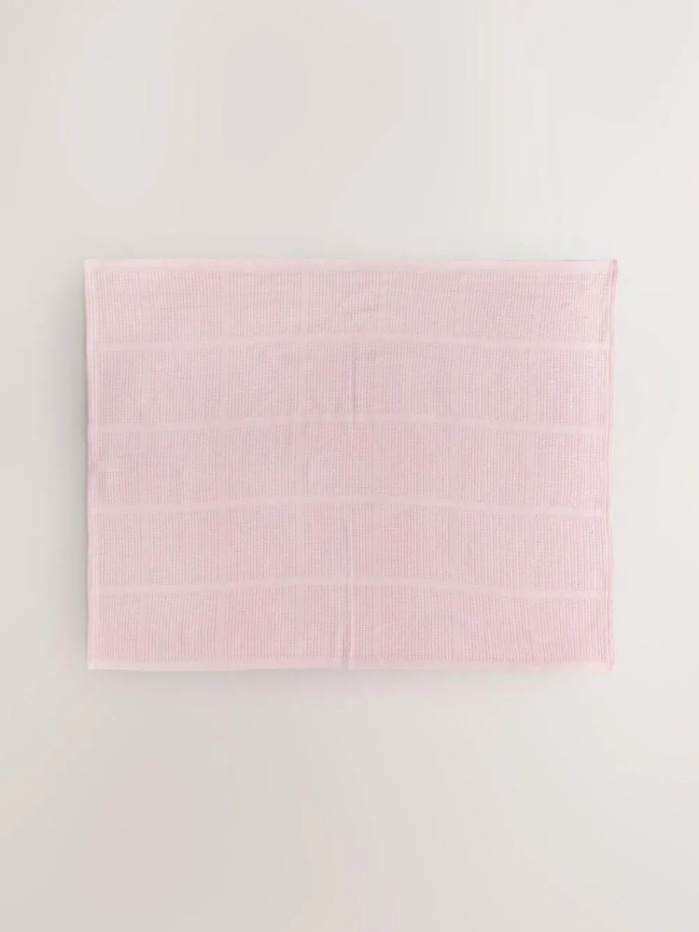 Sale Next 2 Pack 100% Cotton Baby Cellular Blanket Pink