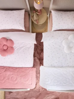 Next 2 Pack White/Pink Floral Duvet Cover and Pillowcase Set
