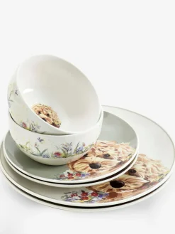 Sale Next 12 Piece Sage Green Charlie The Cockapoo Dinner Set