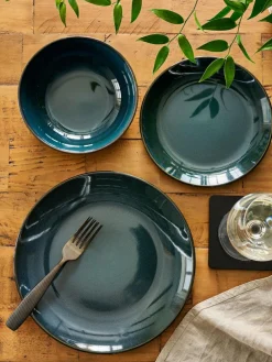 Outlet Next 12 Piece Hampton Dinner Set Teal Blue