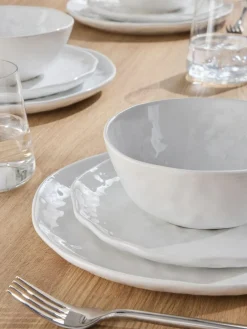 Next 12 Piece White Anya Dinner Set^ Dinner Sets & Pasta Bowls