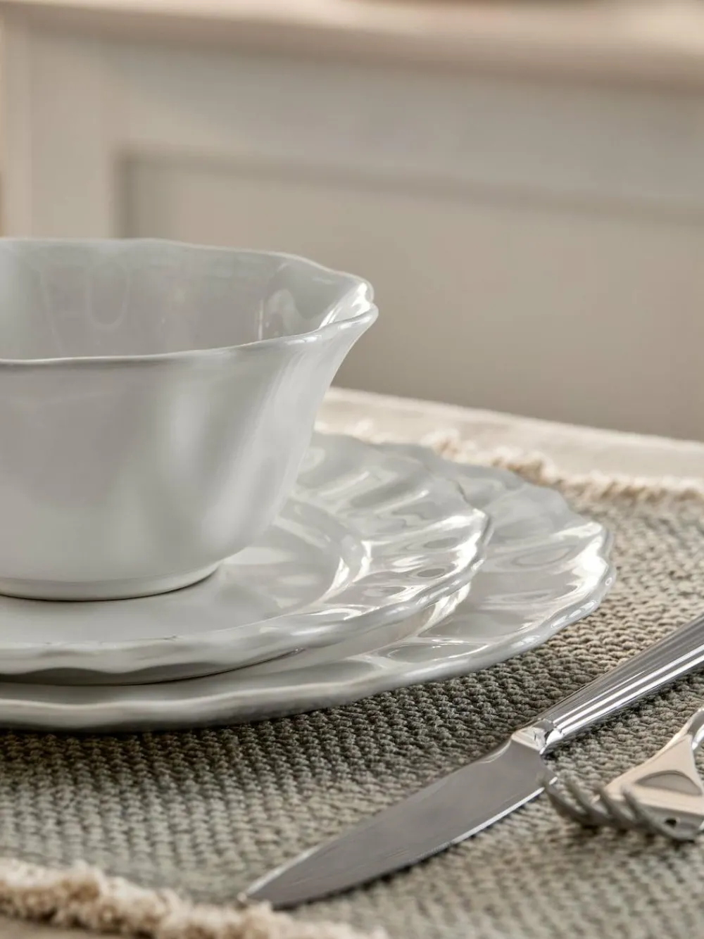 Next 12 Piece White Sadie Dinner Set^ Dinner Sets & Pasta Bowls