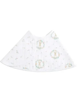 Outlet Aden + Anais Pink Baby Essentials Bunnies 100% Cotton Muslin Burpy Bib