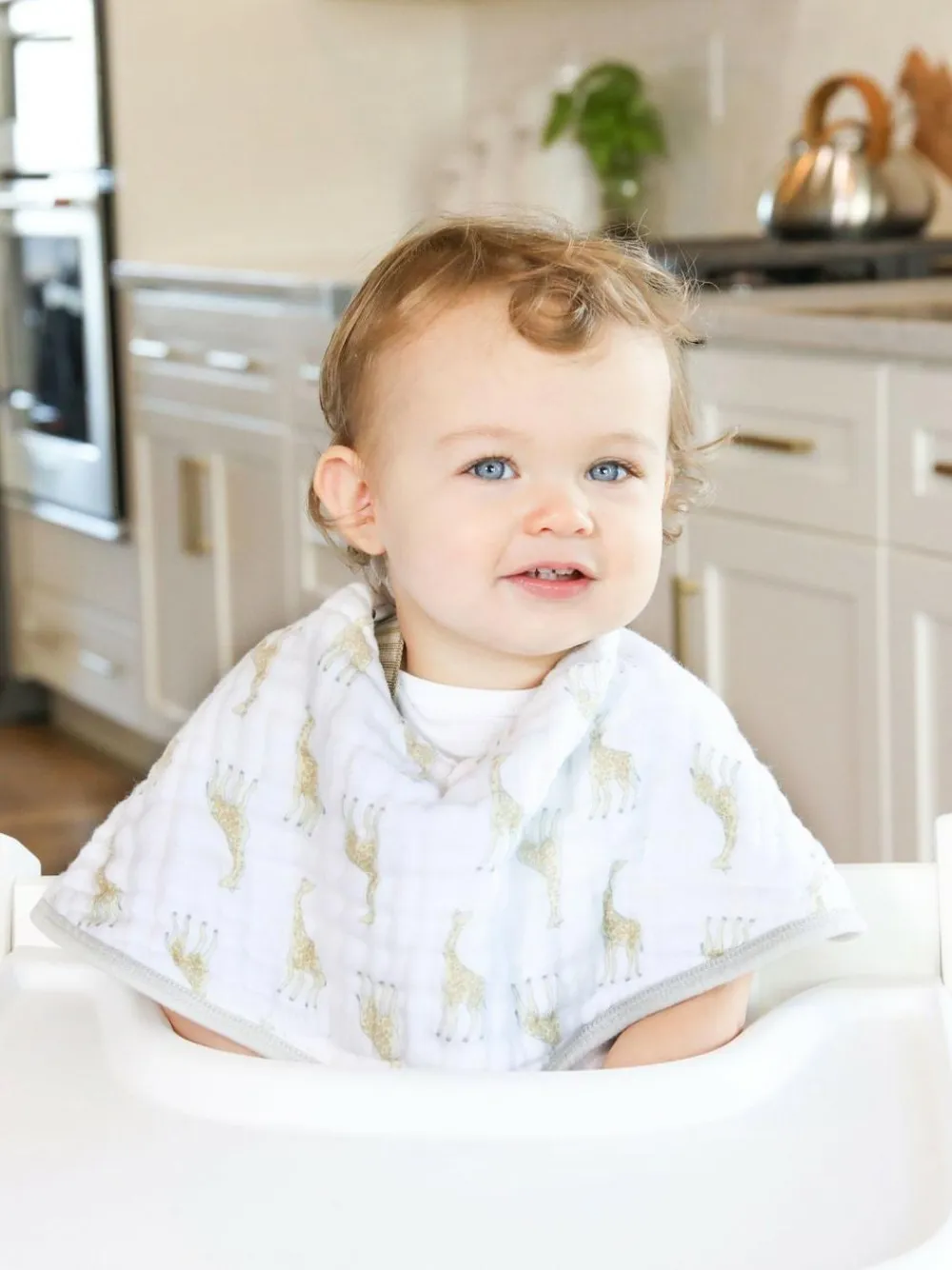 Online Aden + Anais White Essentials 100% Cotton Muslin History Baby Burpy Bib