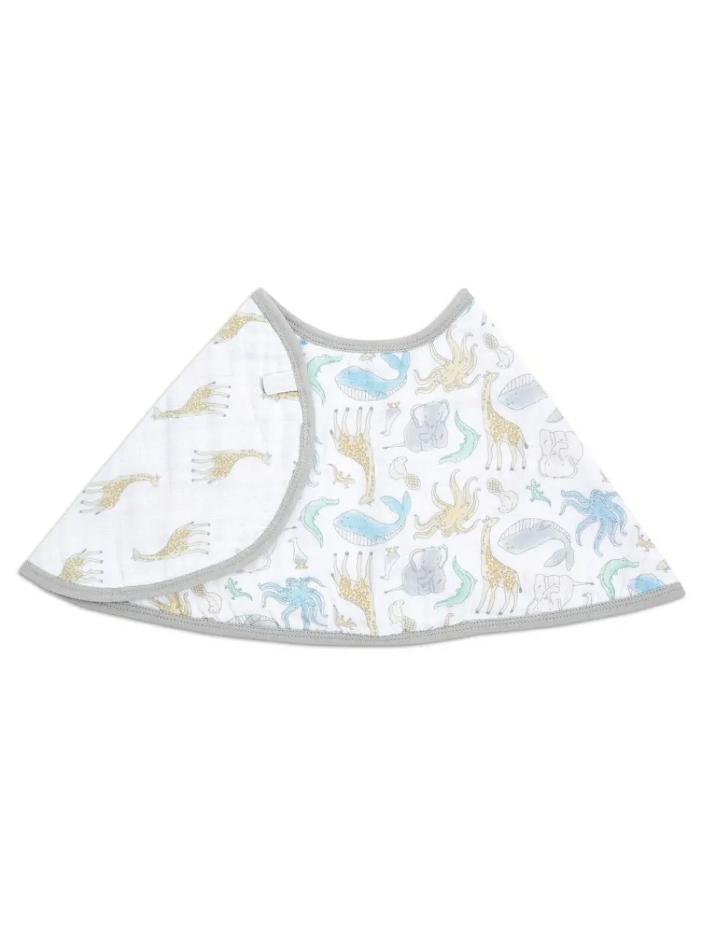 Online Aden + Anais White Essentials 100% Cotton Muslin History Baby Burpy Bib