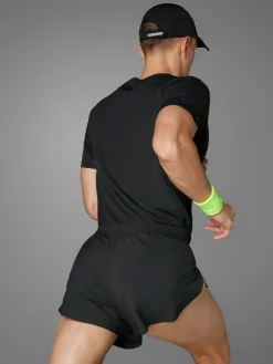 adidas Adizero Essentials Running Split Shorts Black