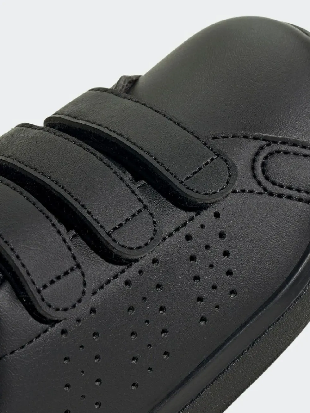New adidas Advantage Base 2.0 Hook and Loop Kids Trainers Black