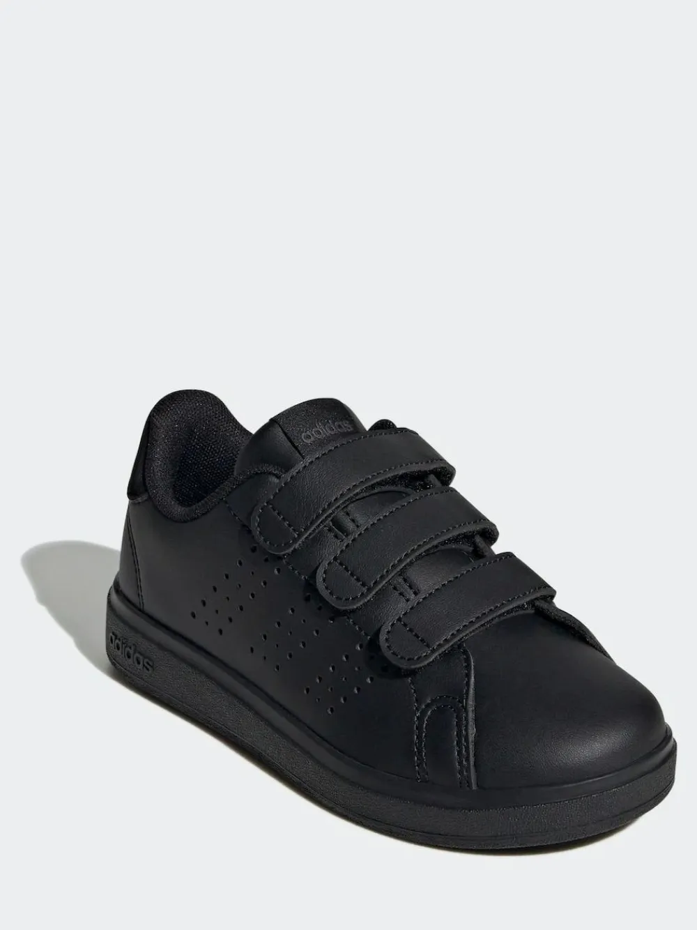 New adidas Advantage Base 2.0 Hook and Loop Kids Trainers Black