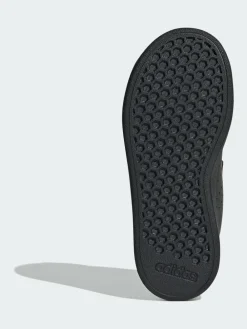 New adidas Advantage Base 2.0 Hook and Loop Kids Trainers Black