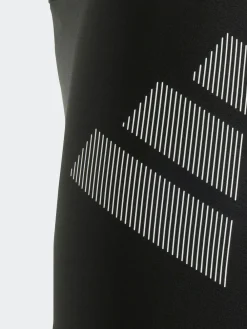 Sale adidas Black Big Bars Swim Boxers Kids