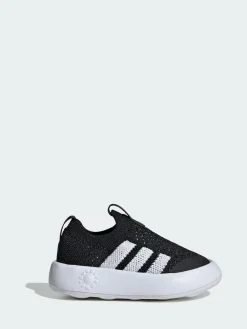 adidas Black Bubblecomfy Slip On Infant Trainers^BOY Shoes|School Shoes