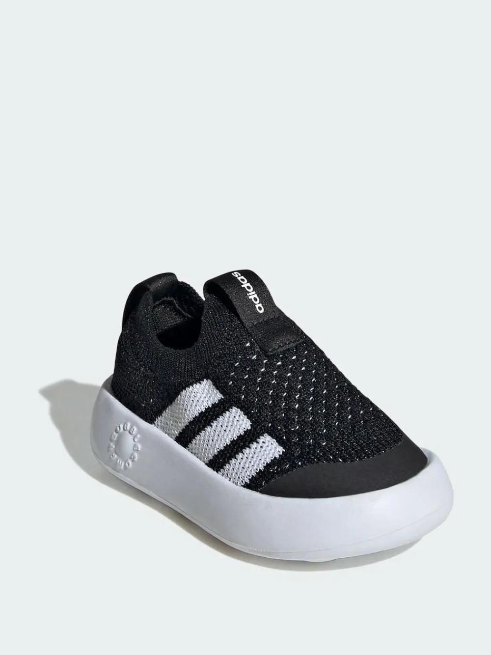 adidas Black Bubblecomfy Slip On Infant Trainers^BOY Shoes|School Shoes