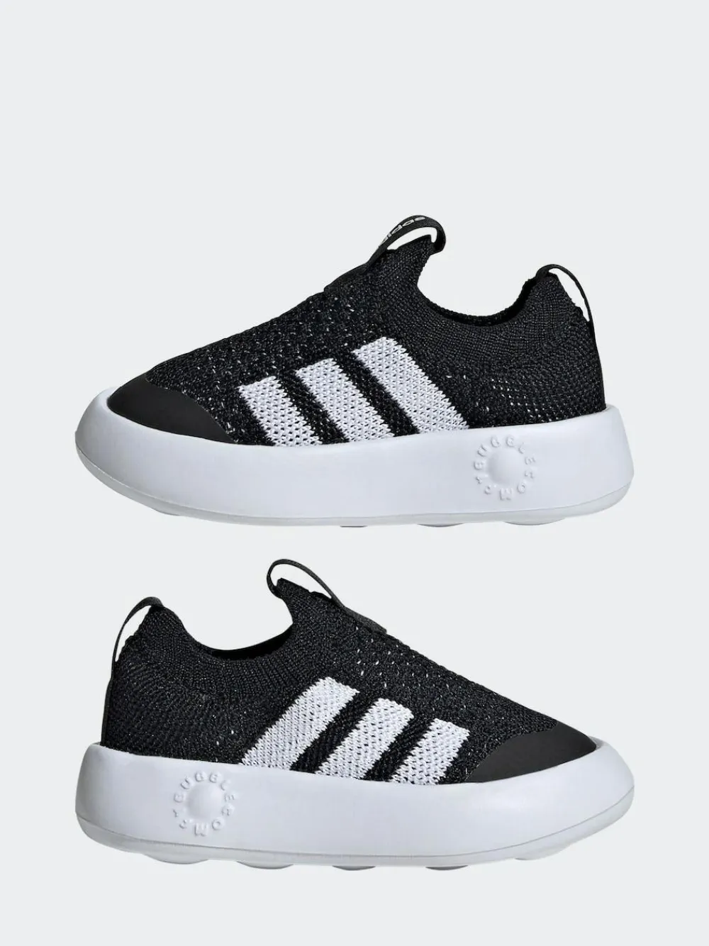 adidas Black Bubblecomfy Slip On Infant Trainers^BOY Shoes|School Shoes