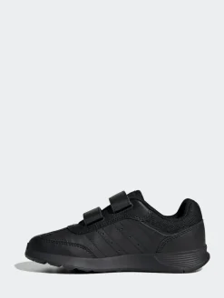 adidas Black Chrome Tensaur Switch Hook and Loop Kids Trainers^BOY School Shoes|Boys Shoes