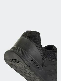 adidas Black Chrome Tensaur Switch Hook and Loop Kids Trainers^BOY School Shoes|Boys Shoes