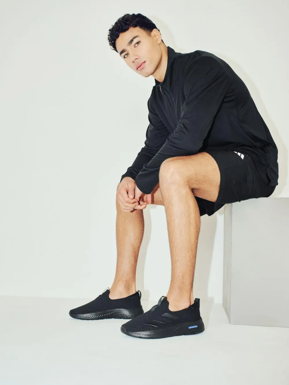 Sale adidas Black Cloudfoam Move Lounger Slip In Trainers