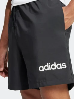 Discount adidas Essentials Linear Logo Shorts Black