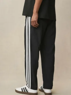 Discount adidas Essentials 3-Stripes Stanford Open Hem Joggers Black
