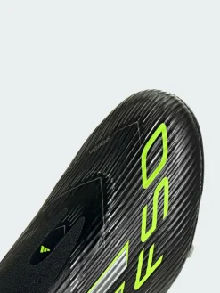 adidas Black F50 League Laceless Firm/Multi-Ground Boots^ Soccer Cleats