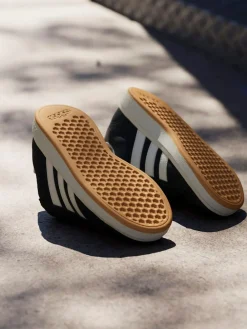 Clearance adidas Black Grand Court 00s Suede Lace Kids Trainers