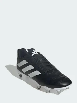 adidas Black Kakari Elite Soft Ground Rugby Boots^ Soccer Cleats