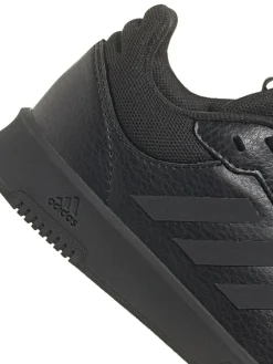 adidas Black Lace Up Tensaur Kids Trainers^BOY School Shoes|Boys Shoes
