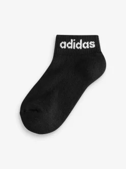 adidas Linear Ankle Cushioned Socks 3 Pack^Women Socks & Tights