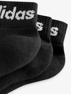 adidas Linear Ankle Cushioned Socks 3 Pack^Women Socks & Tights