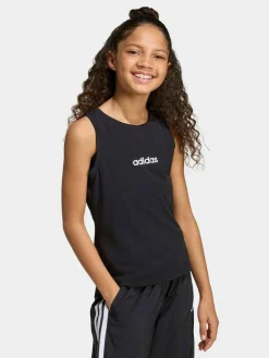 Sale adidas Linear Jersey Tank Top Black