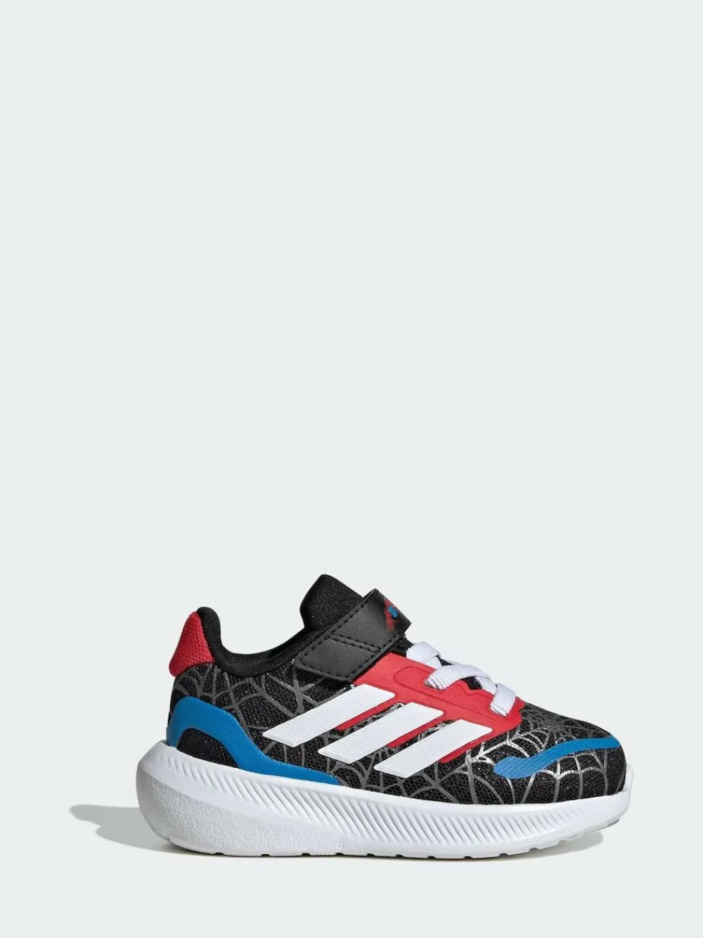 adidas Black Marvel Spider-Man Runfalcon Hook and Loop Kids Trainers^BOY Sneakers|Sneakers