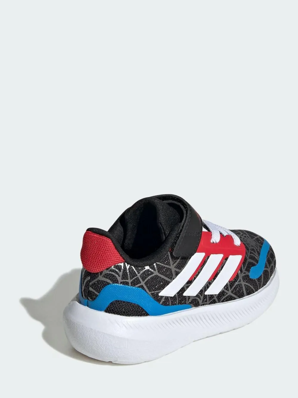 adidas Black Marvel Spider-Man Runfalcon Hook and Loop Kids Trainers^BOY Sneakers|Sneakers