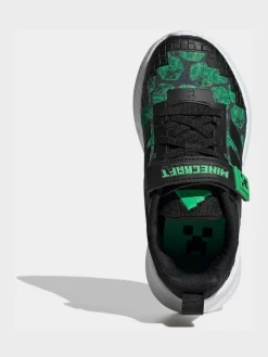 Discount adidas Minecraft Forarun 4.0 Kids Trainers Black