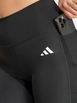 Hot adidas Black Optime Essentials Stash Pocket Full Length Leggings
