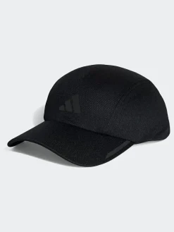 Clearance adidas Black Performance Running Aeroready Four-Panel Mesh Cap