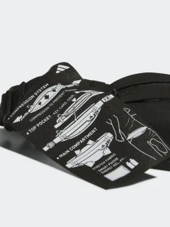 Clearance adidas Black Run Waist Bag
