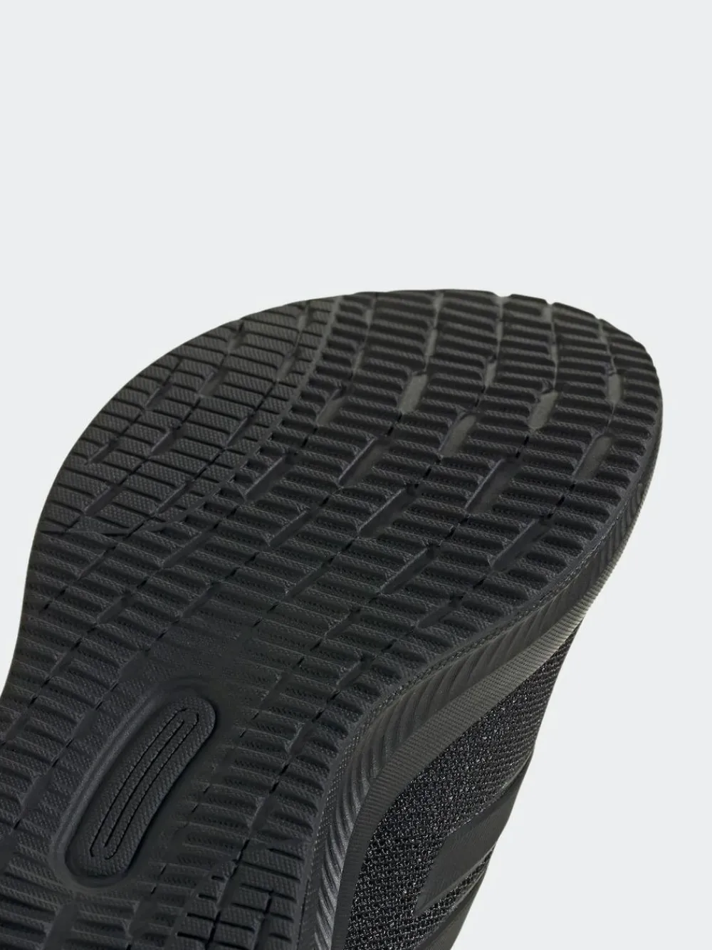 adidas Black Runfalcon 5 Elastic Lace Running Kids Trainers