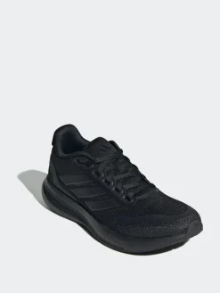 New adidas Black Runfalcon 5 Lace Running Junior Trainers
