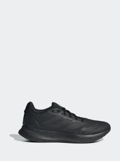 New adidas Black Runfalcon 5 Lace Running Junior Trainers