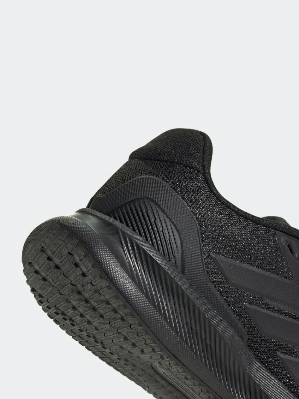 New adidas Black Runfalcon 5 Lace Running Junior Trainers