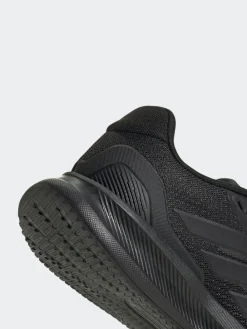 New adidas Black Runfalcon 5 Lace Running Junior Trainers