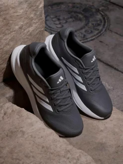 adidas Black Runfalcon 5 Wide Running Shoes^ Sneakers