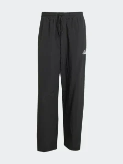 Discount adidas Black Small Essential Logo Woven Open Hem Joggers