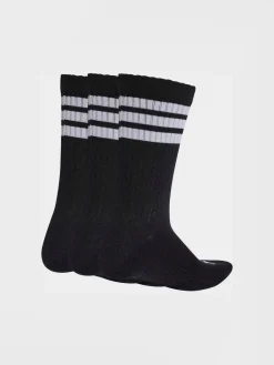 Hot adidas Black Stonewash Crew Socks 3 Pack