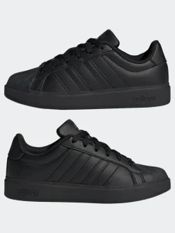 Online adidas Street Talk Lace Junior Trainers Black