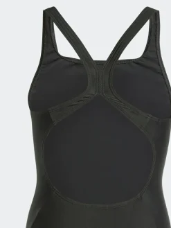 New adidas 3-Stripes C-Back Kids Swimsuit Black