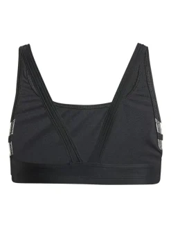 Outlet adidas 3-Stripes V-Back Kids Bikini Black