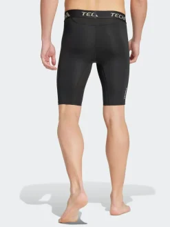 Sale adidas TECHFIT Compression Training Short Tights Black